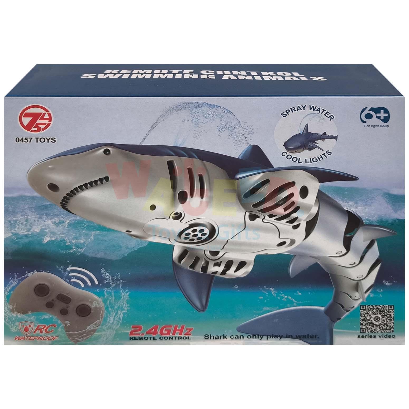 R/C Fish With Light & Spray - Rechargeable