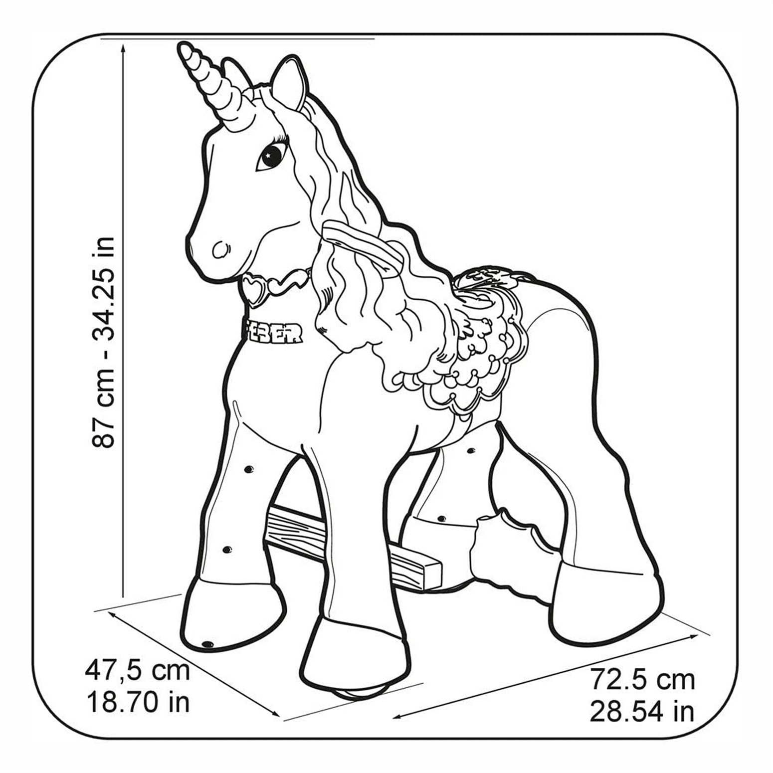 FEBER MY LOVELY UNICORN  12V