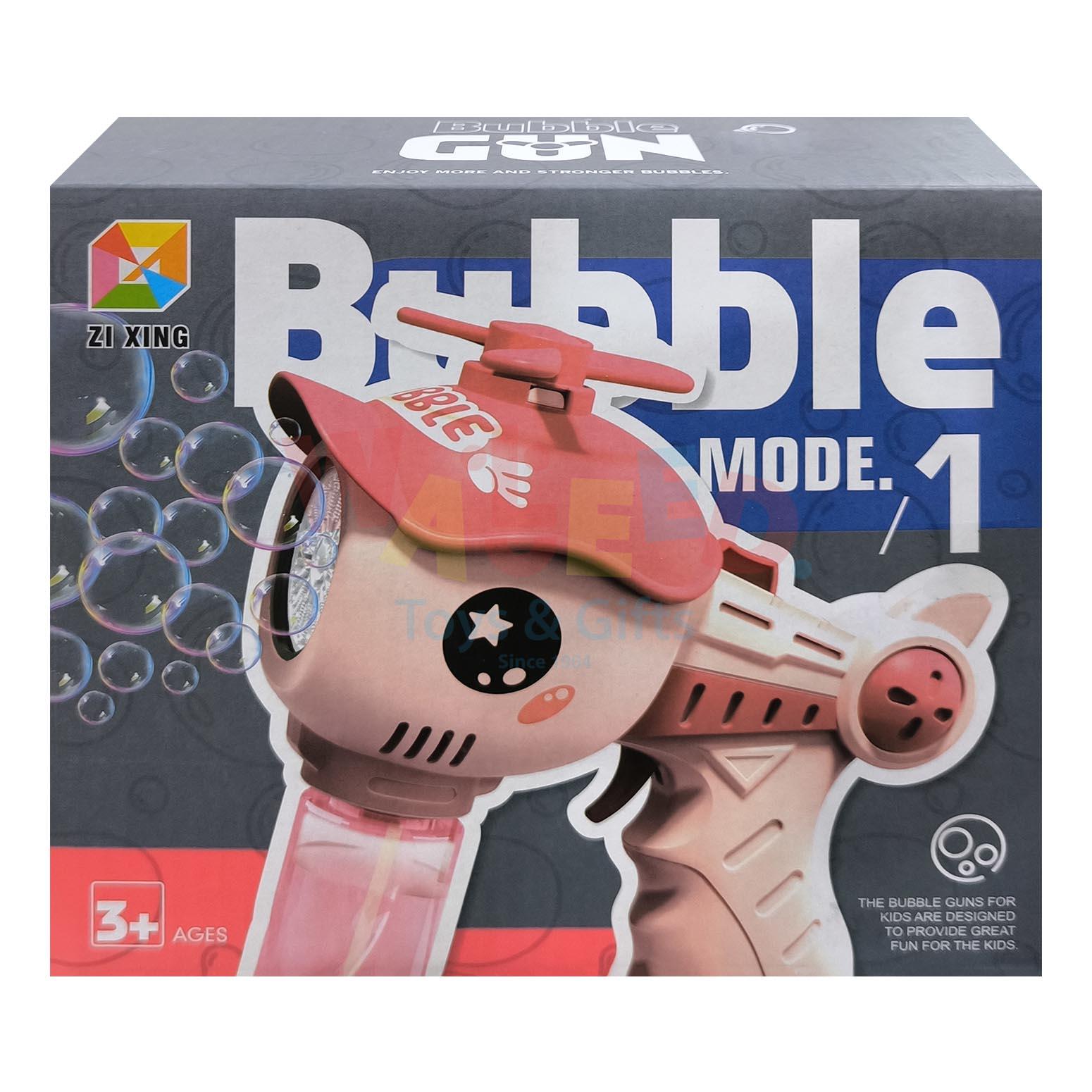 Flying Disk Bubble Gun blue/red