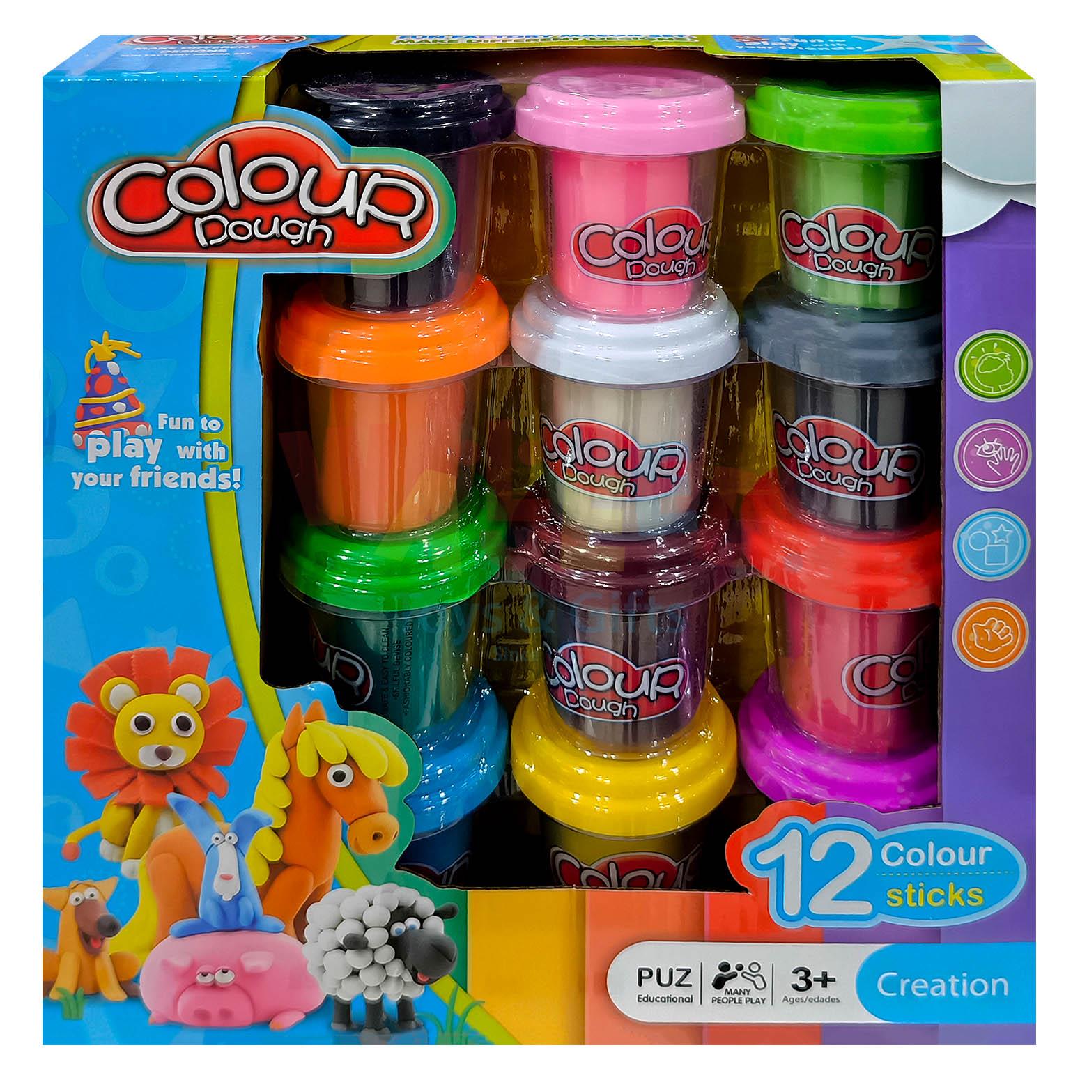 Color Dough Play Set /12PCS