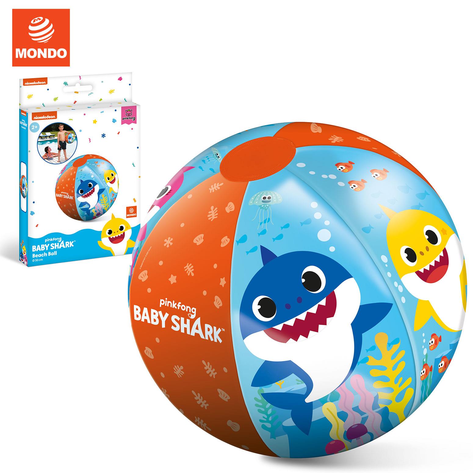 BABY SHARK BEACH BALL B 3X12 SCX36