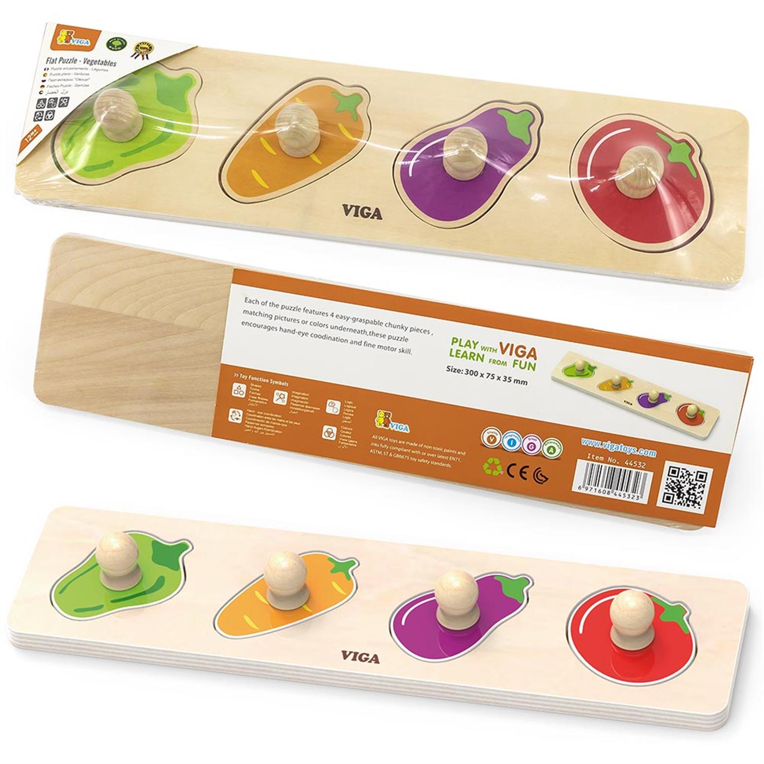 Flat Puzzle - Vegetables