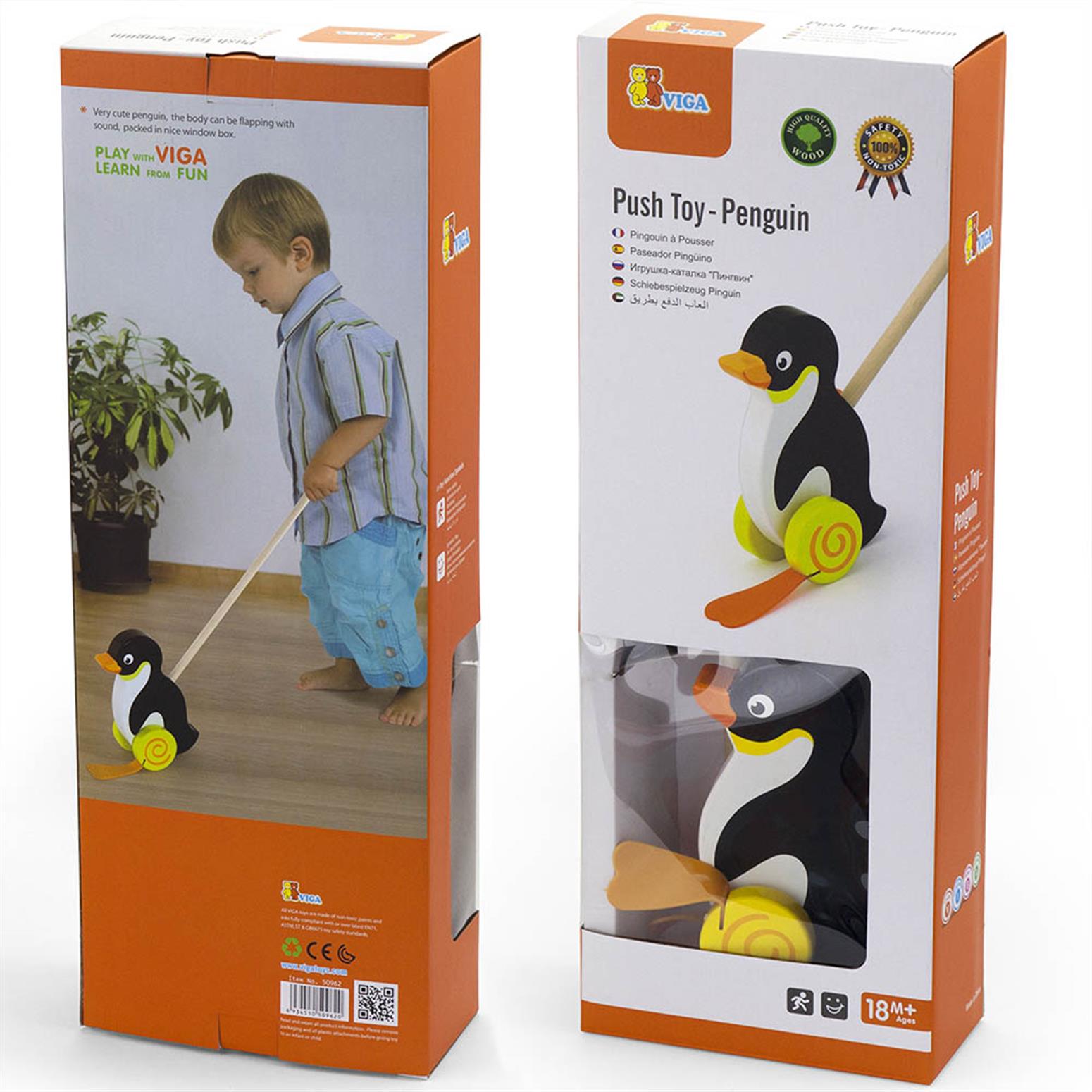 Push Toy - Penguin