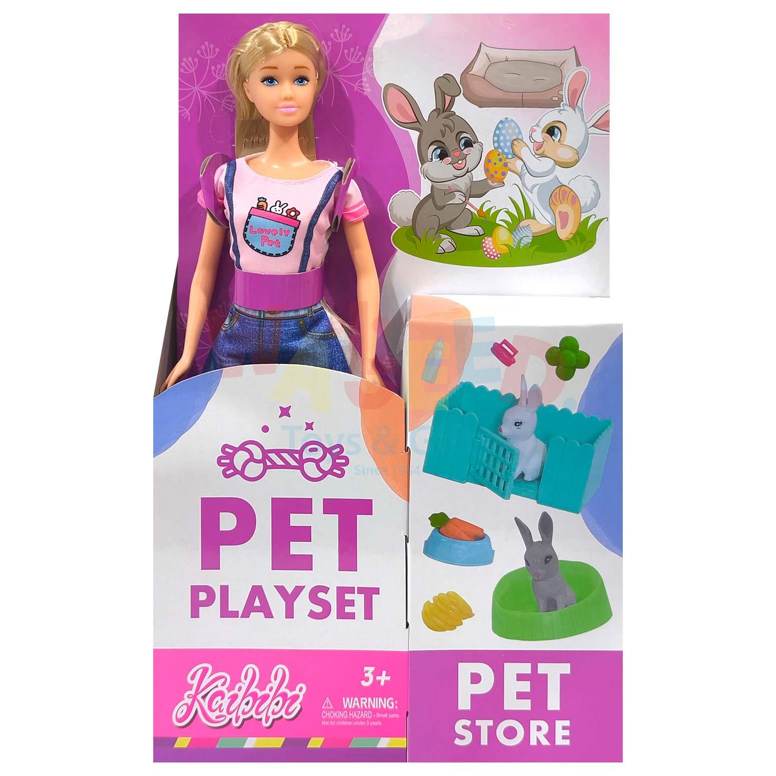 11.5" Doll Set - Pet Play Set
