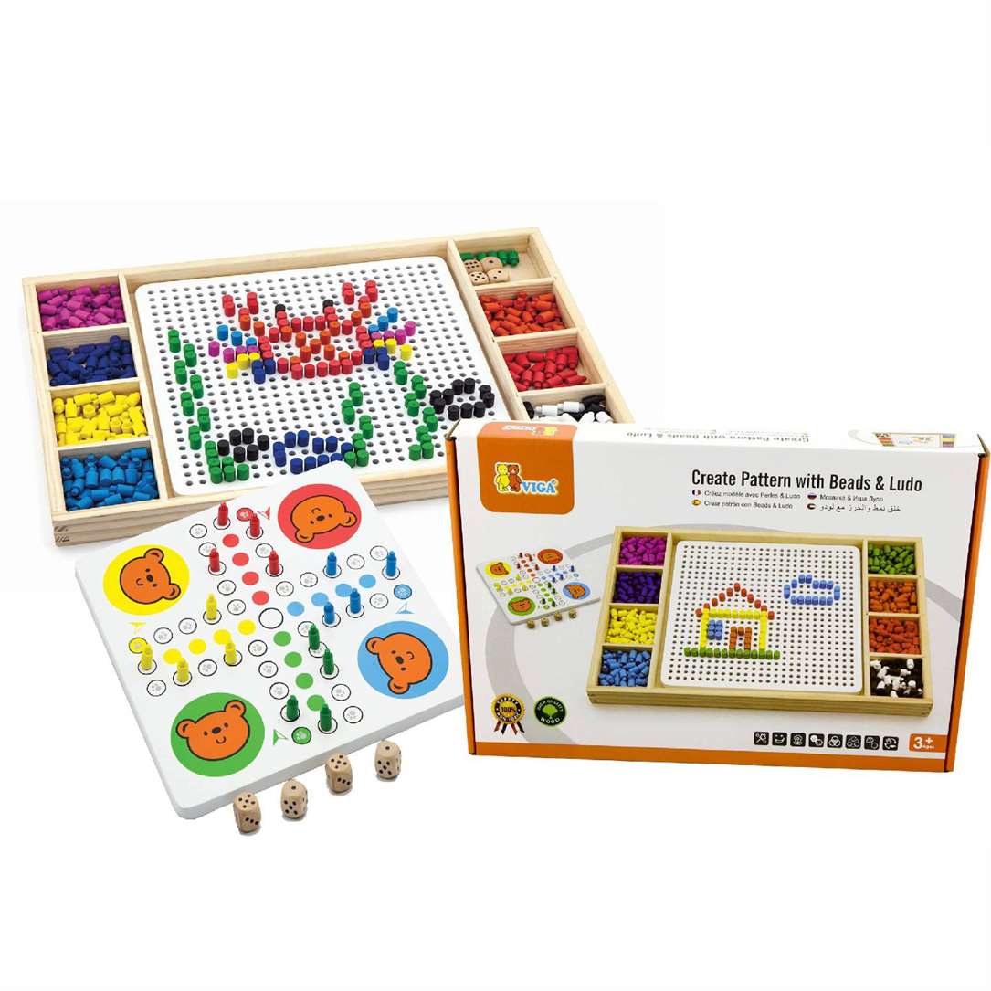 Create Pattern with Beads & Ludo