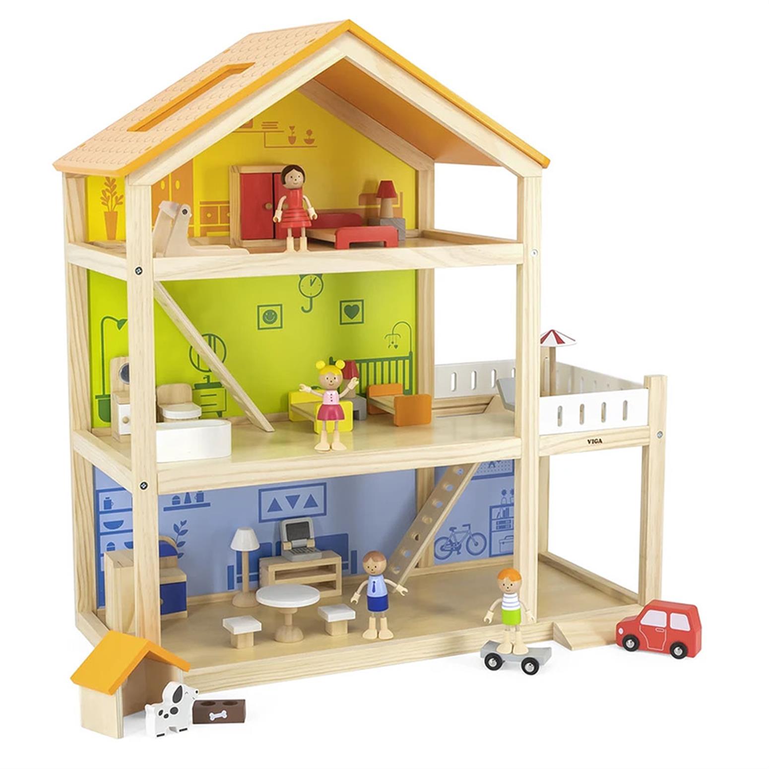 3-Storey Wooden House