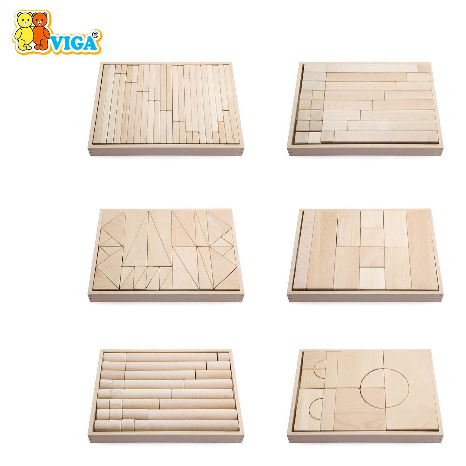 Wooden Block  -  6 Trays Set #1
