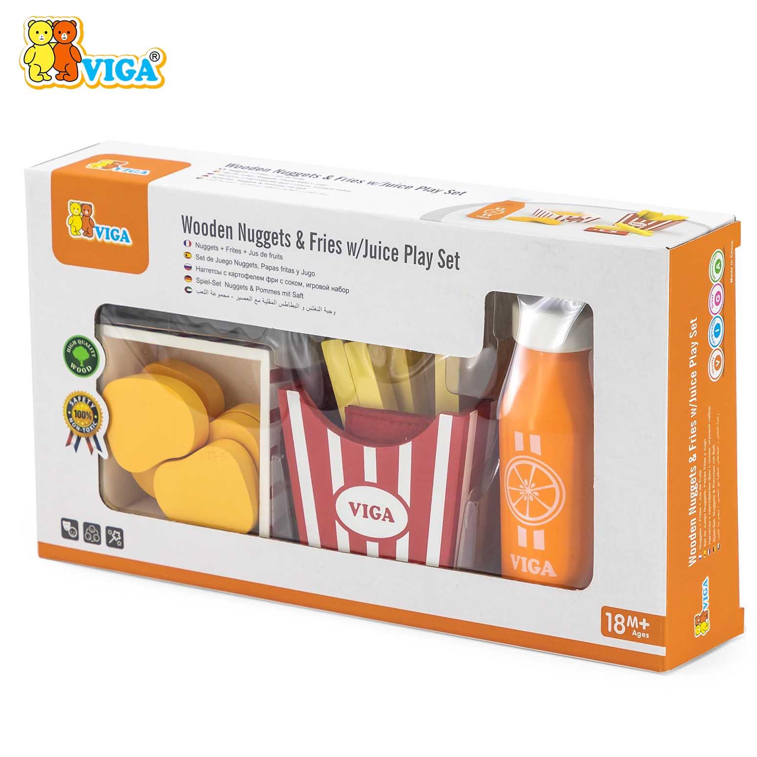 Viga - Nuggets & Fries with Juice Playset